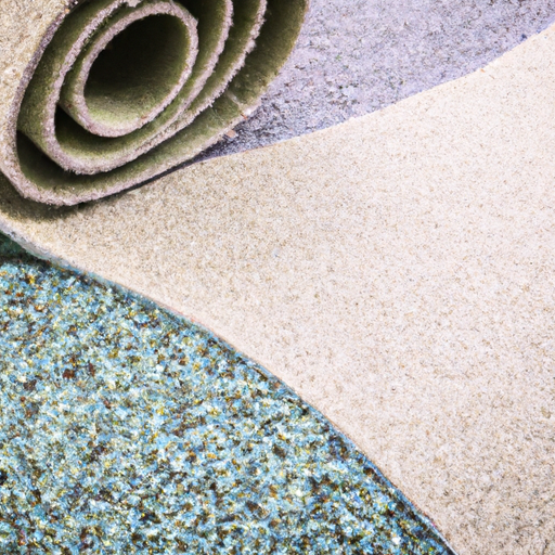 Made in China Felt Roll Upholstery Floor Covering with Adhesive Backing,